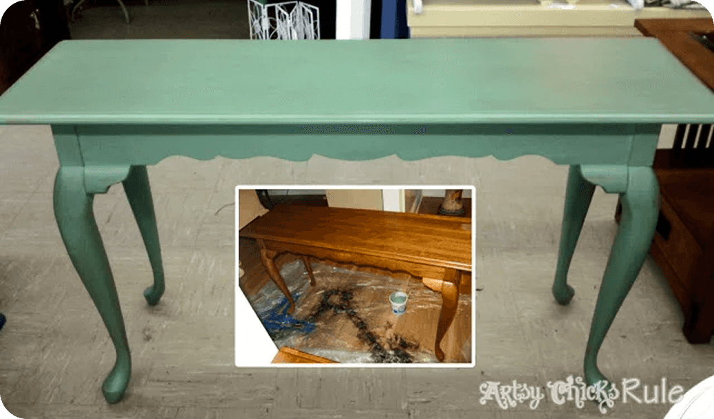 Green table