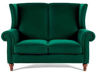 Green sofa