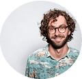 Man in glasses