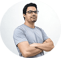 Man with crossed arms